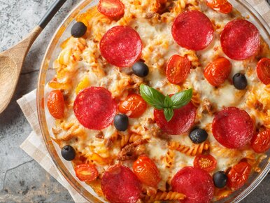Miniatura: Prosta zapiekanka niczym pizza. Biorę...