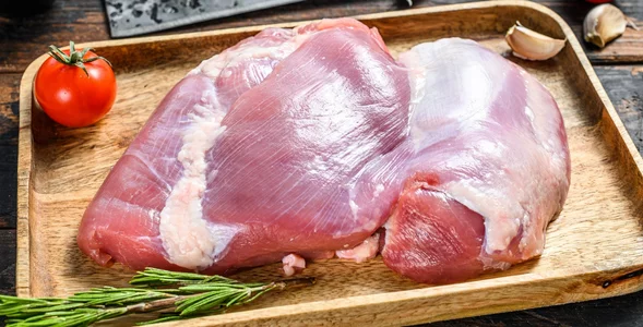 Miniatura: Latami jadłem pierś z kurczaka. To mięso...