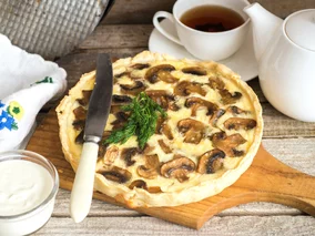 Miniatura: Tarta z pieczarkami, której smak mnie...
