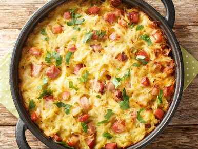 Miniatura: Tej pożywnej zapiekanki z tartych...