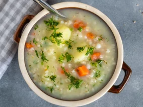 Miniatura: Jedna łyżka pod koniec gotowania. To...