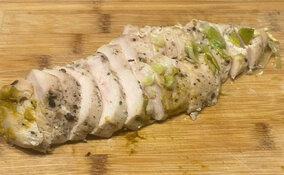 Miniatura: Ten kurczak leży całą noc w porze. Po...