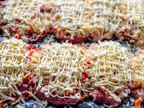 Miniatura: Nakładam na karkówkę i zapiekam. Mięso...