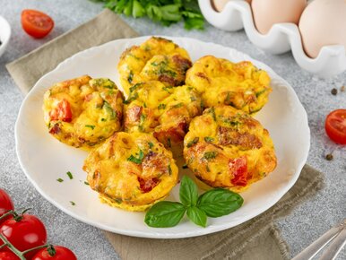 Miniatura: Masz jajka, ser i szynkę? Zrób te muffiny....