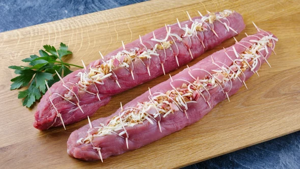 Miniatura: Nacinam polędwiczki, wypełniam prostym...