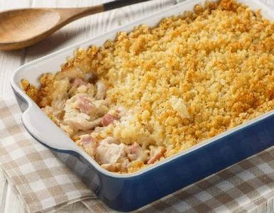 Miniatura: Ta zapiekanka przypomina kotleta Cordon...