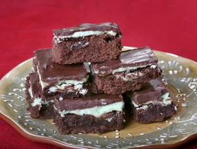 Miniatura: Po pracy robię to brownie. Środkowy krem...