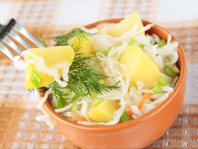 Miniatura: Ziemniaki z obiadu mieszam z kiszonką....