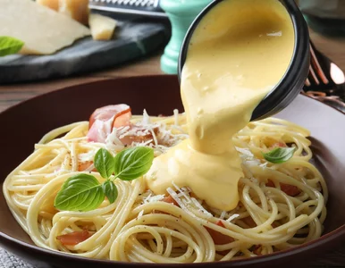 Miniatura: To pyszne spaghetti z kremowym sosem robię...