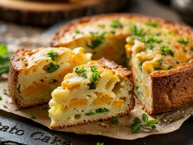 Miniatura: Niezwykły placek ziemniaczany wygląda i...