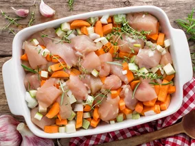 Miniatura: Kroję tylko pierś kurczaka i proste...