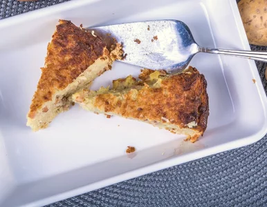Miniatura: Babka ziemniaczana bez jajek. Z sytym...