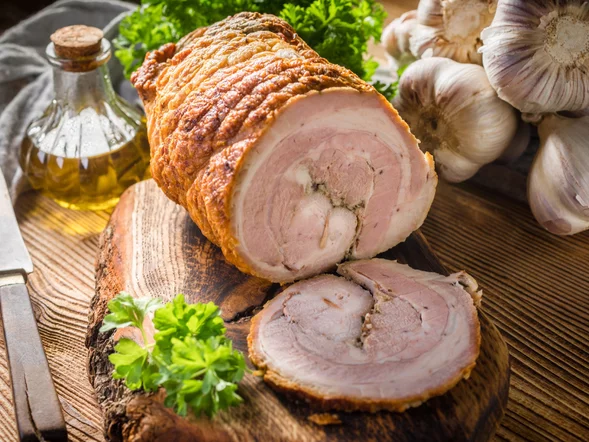 Miniatura: Ten boczek robię na każde święta. Skórka...