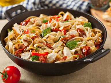 Miniatura: Zawsze ratuje mnie w tygodniu. Tagliatelle...