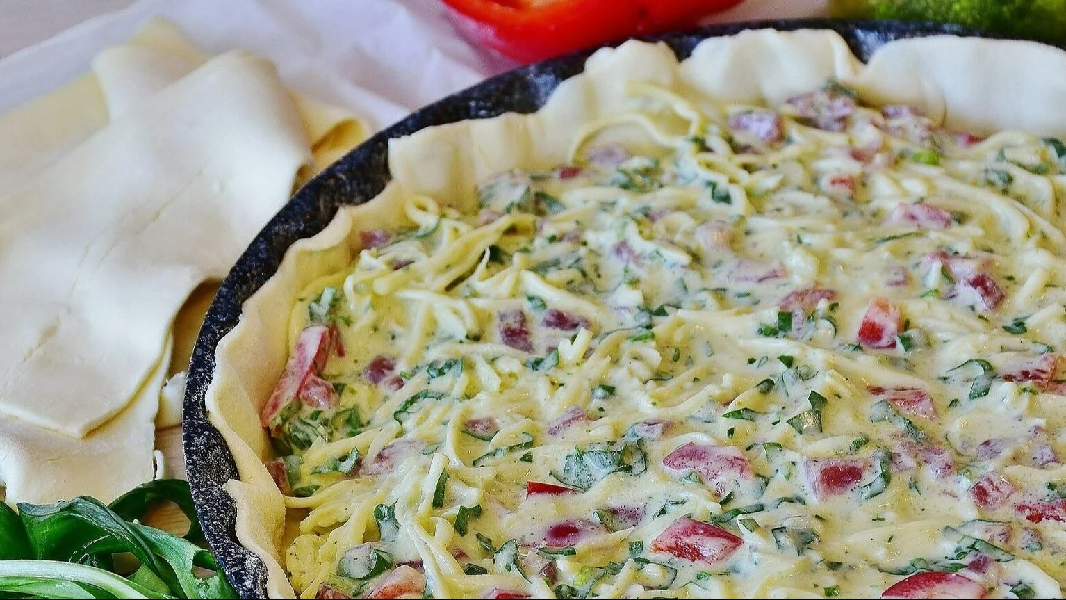 Quiche na cieście francuskim