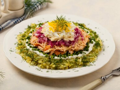 Miniatura: Tę warstwową sałatkę podaję na Wigilię...