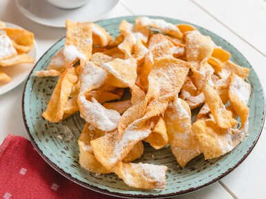 Miniatura: Większość faworków nasiąka tłuszczem. Te...