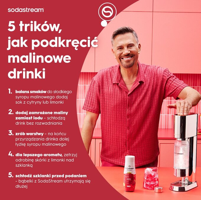 Poznaj 5 trików, jak podkręcić malinowe drinki – infografika