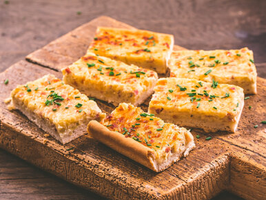 Miniatura: Cebula i boczek na cieście? Brzmi dziwnie,...