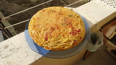 Miniatura: Nie wyrzucam resztek spaghetti. W 10 minut...