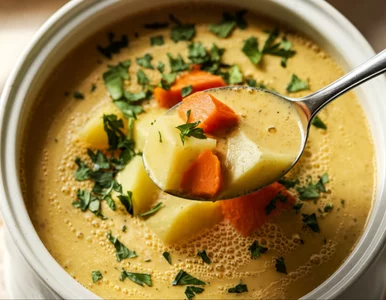 Miniatura: Najlepszą zupę ziemniaczaną robię bez...