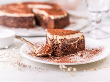 Miniatura: Ten sernik z czekoladową warstwą wygrywa...