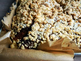 Miniatura: Nie czekam do sezonu na śliwki. Ten placek...