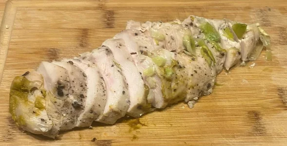 Miniatura: Ten kurczak leży całą noc w porze. Po...