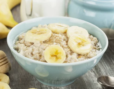 Miniatura: Płatki zalewam wieczorem. Rano dodaję trzy...