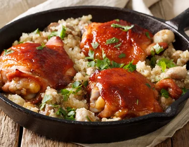 Miniatura: Nie ryż i nie ziemniaki. Udka piekę na tym...