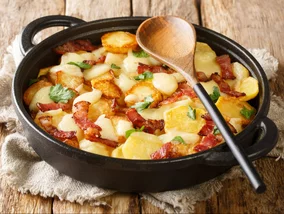 Miniatura: Ziemniaki z patelni robię inaczej. Ser się...