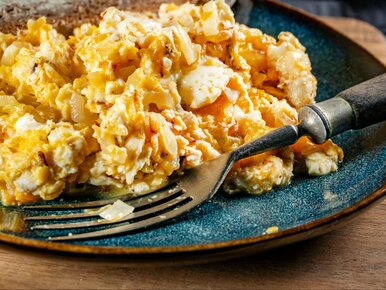 Miniatura: Jajecznica po bacowsku ze starej książki...