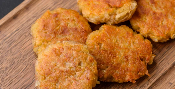 Miniatura: Nie dodaję jajek ani mąki, a placki są...