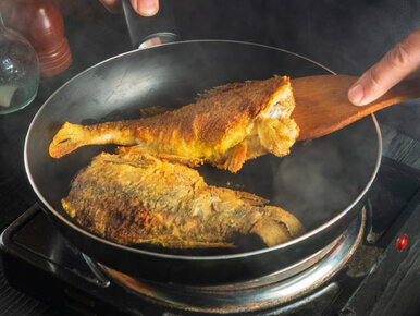 Miniatura: Po smażeniu ryb zawsze stawiam garnek na...