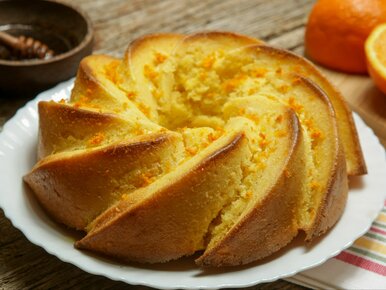 Miniatura: Szybkie, puszyste ciasto o pomarańczowym...