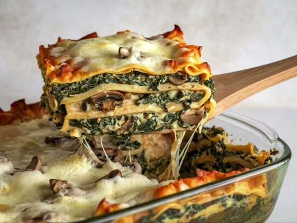 Miniatura: Tę lasagne robię bez mięsa. Jest lekka, a...