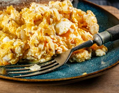 Miniatura: Jajecznica po bacowsku ze starej książki...