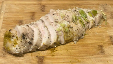 Miniatura: Ten kurczak leży całą noc w porze. Po...