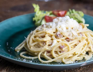 Miniatura: Carbonara to pyszny przepis na makaron. W...