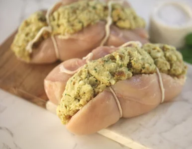 Miniatura: Filet z kurczaka i prosty farsz. To...