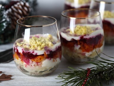 Miniatura: Sałatka śledziowa w szklankach wygrywa...