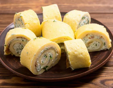 Miniatura: Szybki omlet zamieniam w pyszne roladki na...