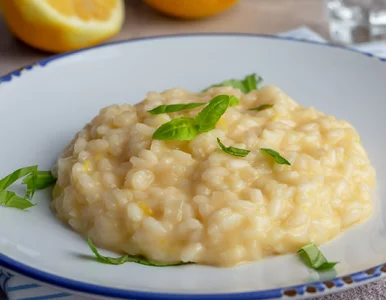 Miniatura: To kremowe risotto idealne sprawdza się...