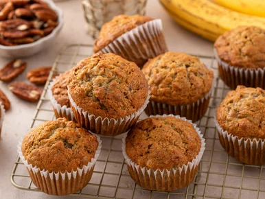 Miniatura: Zdrowe muffiny piekę wieczorem bez cukru i...