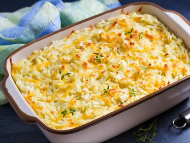 Miniatura: Do tej zapiekanki nie gotuję ziemniaków....