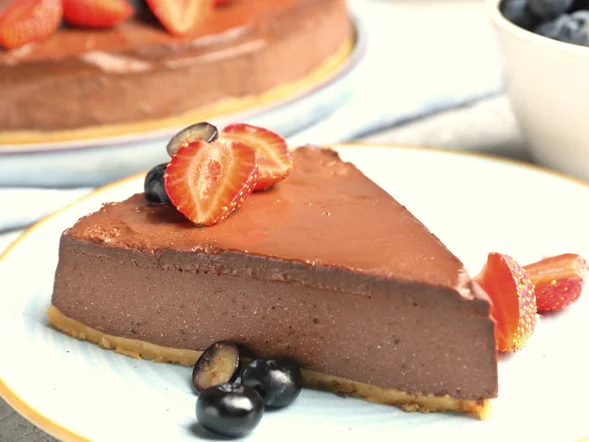 Miniatura: Bije na głowę zwykłe serniki. Czekoladowy,...