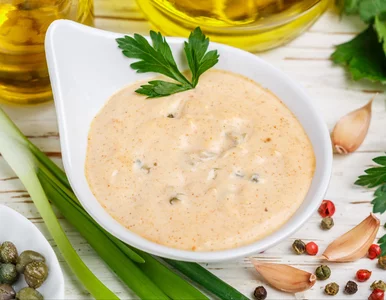 Miniatura: Zapomniałem o keczupie i zrobiłem ten sos....