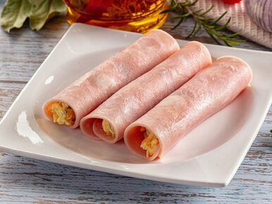 Miniatura: Zroluj z prostym farszem. Tej białkowej...