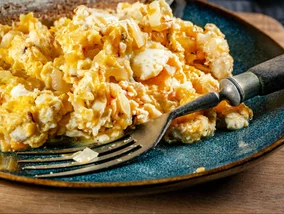 Miniatura: Jajecznica po bacowsku ze starej książki...