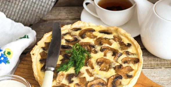 Miniatura: Tarta z pieczarkami, której smak mnie...